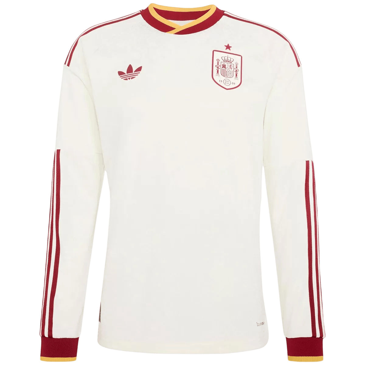 Spanje Uitshirt Lange Mouwen - Wereldbeker 2026 Wit