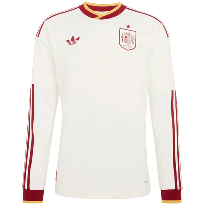 Spanje Uitshirt Lange Mouwen - Wereldbeker 2026 Wit