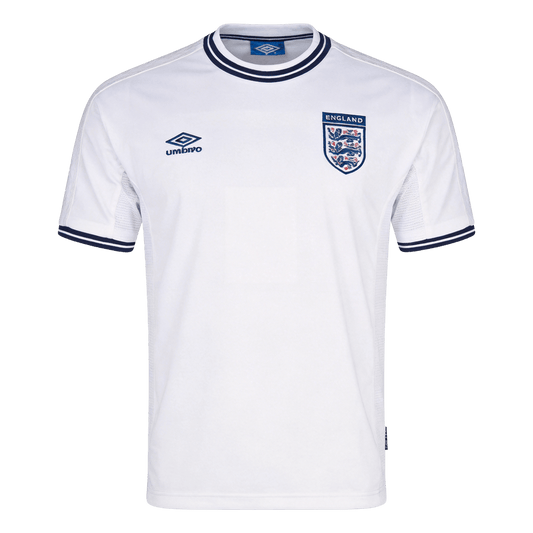 Retro Engeland Thuisshirt 2000 Wit