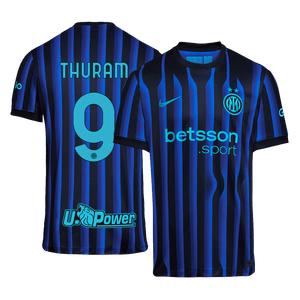 THURAM #9 Inter Milan Domicile Maillot 2025/26 Blue&Black