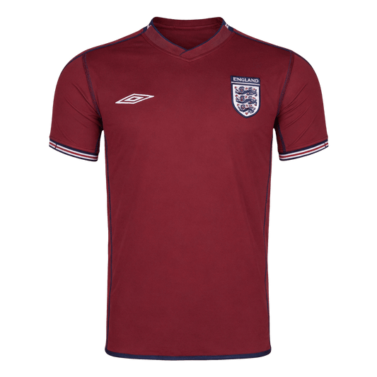 Retro Engeland Uitshirt 2002 Rood