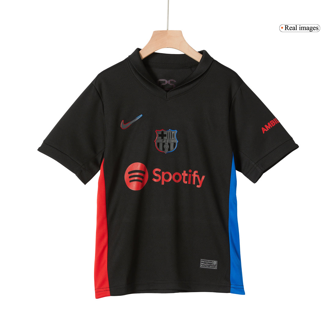 Barcelone Extérieur Maillot Kit 2024/25 Enfant - Mon Maillot Foot Store
