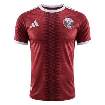 Qatar Thuisshirt - Wereldkampioenschap 2026 Rood Speler