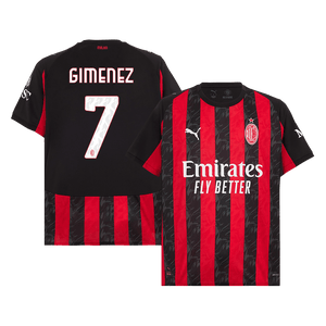 GIMENEZ #7 Milan AC Domicile Maillot 2025/26
