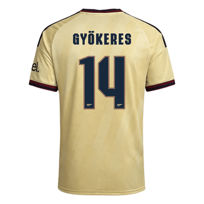 GYÖKERES #14 Arsenal Third Maillot 2026/27 Jaune Joueur - UCL
