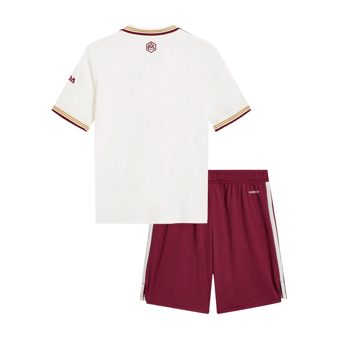 Arsenal Third Maillot Kit 2025/26 Enfant Blanc