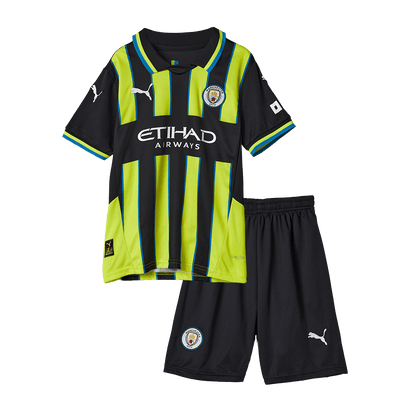 Manchester City Extérieur Maillot Kit 2024/25 Enfant