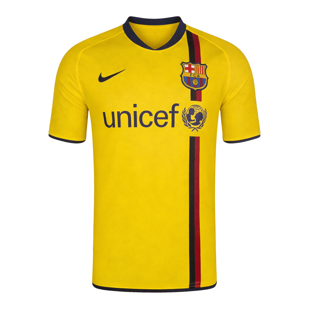 Retro Barcelona Uitshirt 2008/10 Geel