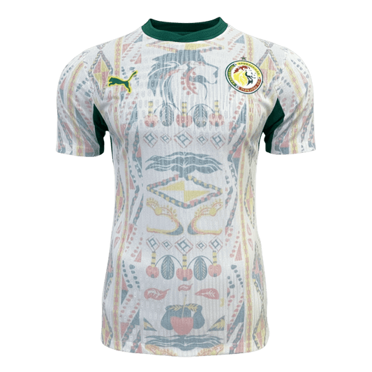 Senegal Domicile Maillot Coupe du Monde 2026 Blanc Joueur