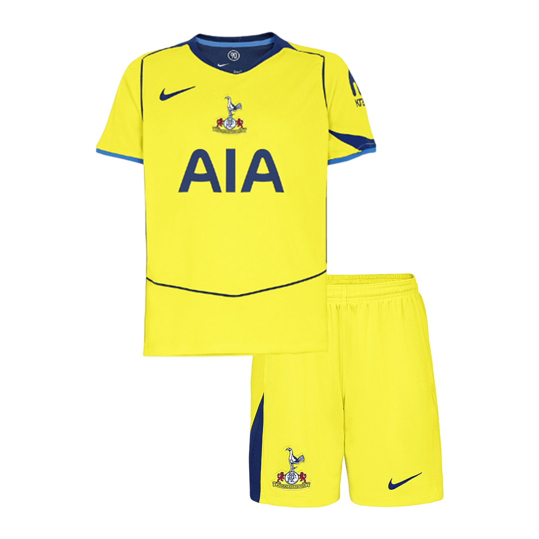 Tottenham Hotspur Maillot Kit 2025/26 Junior Jaune