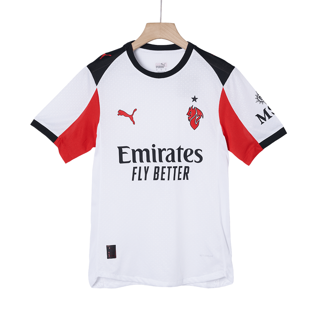 FOFANA #19 AC Milan Extérieur Maillot 2025/26 Blanc Authentique