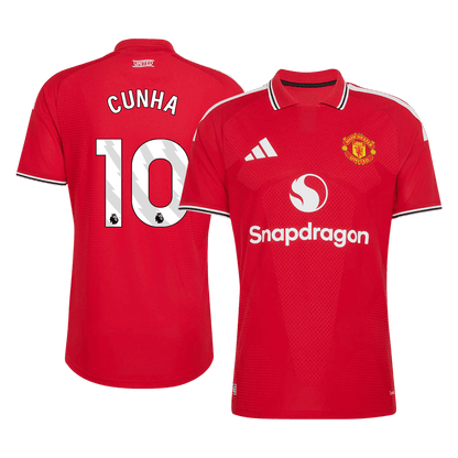 CUNHA #10 Manchester United Domicile Maillot 2026/27 Rouge Joueur