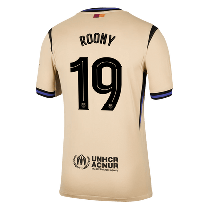 ROONY #19 Barcelone Extérieur Maillot 2025/26 Jaune - UCL Grande Taille