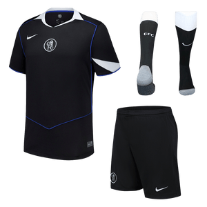 Chelsea Third Maillot Kit 2025/26 Noir