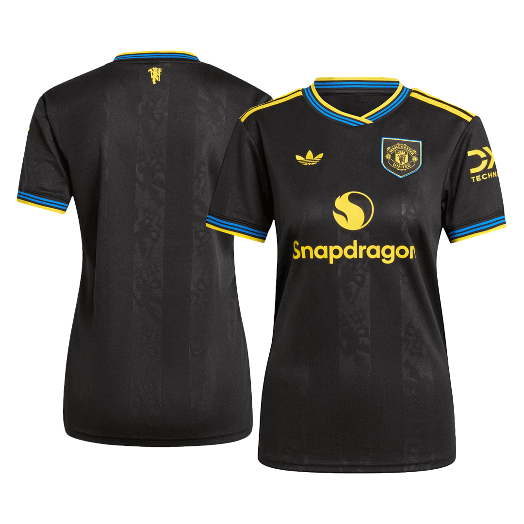 Manchester United Derde Shirt 2025/26 Dames Zwart