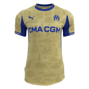 Olympique de Marseille Fourth Maillot 2025/26 Jaune Joueur