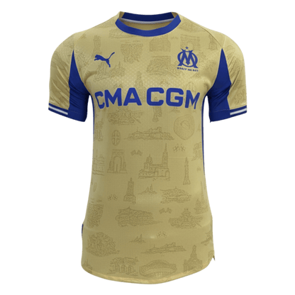 Olympique de Marseille Fourth Maillot 2025/26 Jaune Joueur