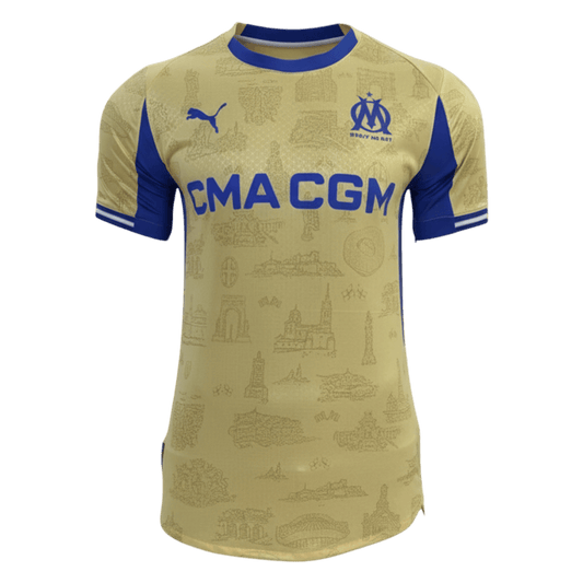 Olympique de Marseille Fourth Maillot 2025/26 Jaune Joueur
