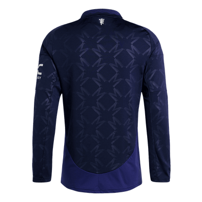 Manchester United Extérieur Maillot Manches Longues 2024/25 Grande Taille