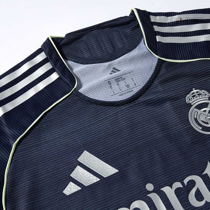 F.MENDY #23 Real Madrid Extérieur Maillot 2025/26 Bleu marine Authentique