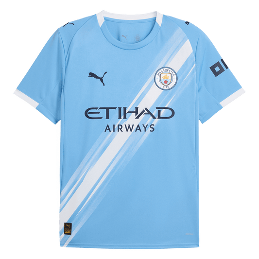 Manchester City Domicile Maillot 2025/26 Grande Taille
