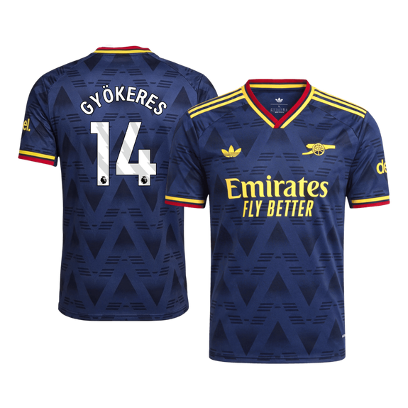 GYÖKERES #14 Arsenal Extérieur Maillot 2026/27 Bleu marine Joueur