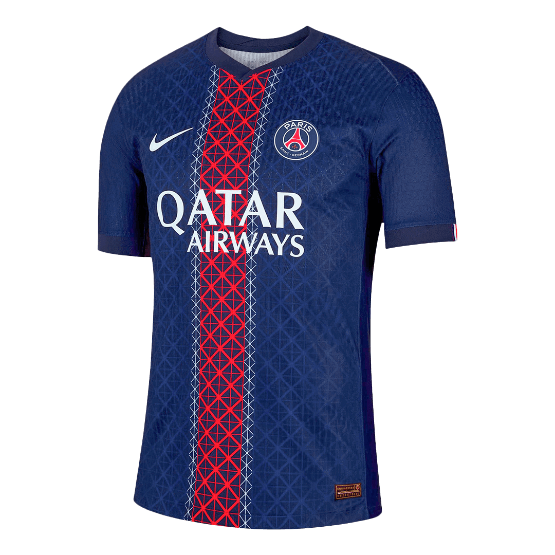 KVARATSKHELIA #7 Paris Saint-Germain Domicile Maillot 2025/26 Authentique