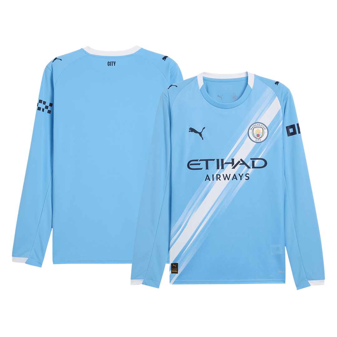 Manchester City Domicile Maillot Manches Longues 2025/26