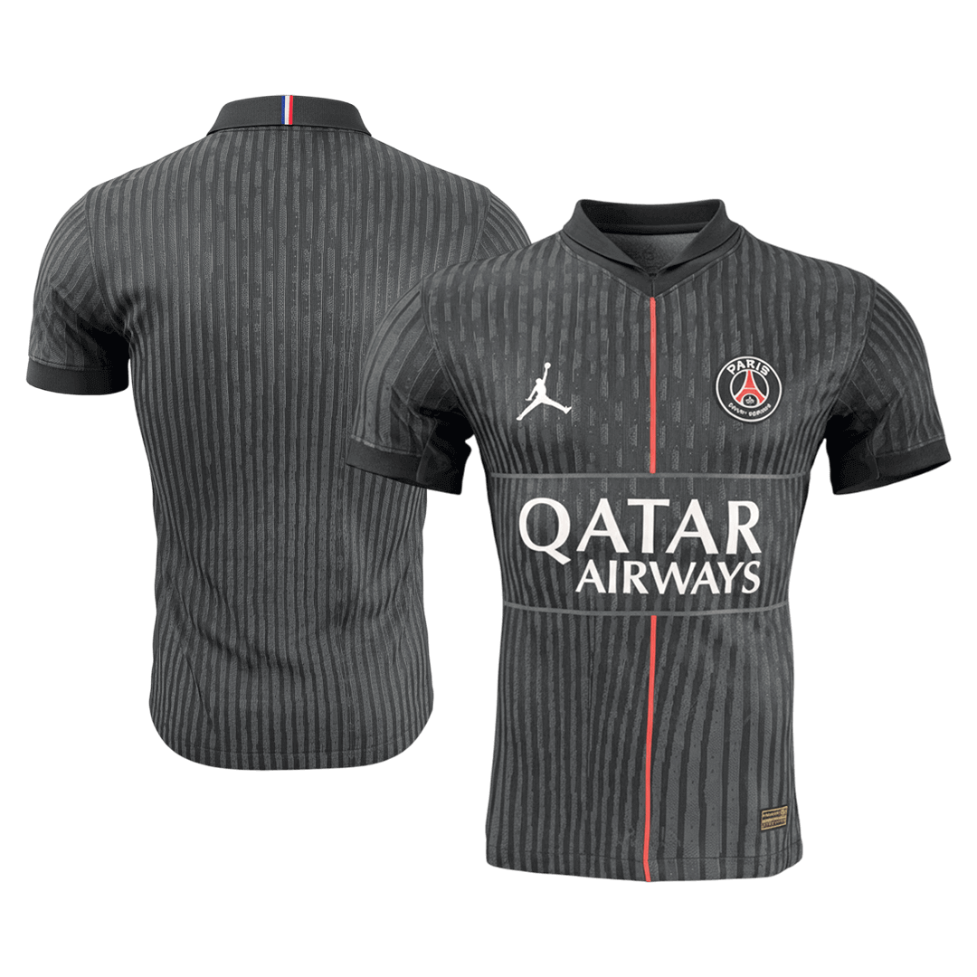 Les Paris Fourth Maillot 2025/26 Noir Joueur