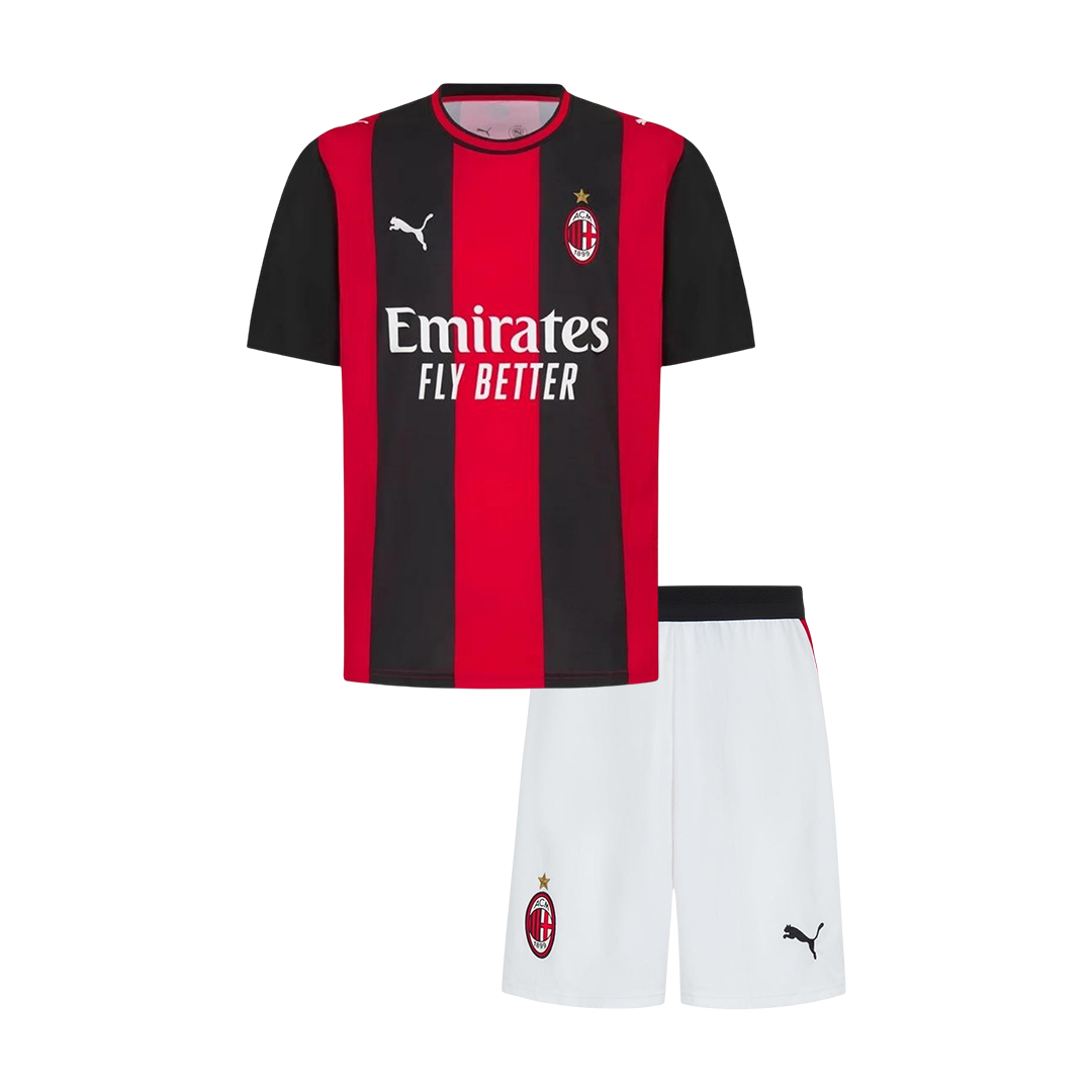 AC Milan Domicile Maillot Kit 2026/27 Enfant Rouge&Noir