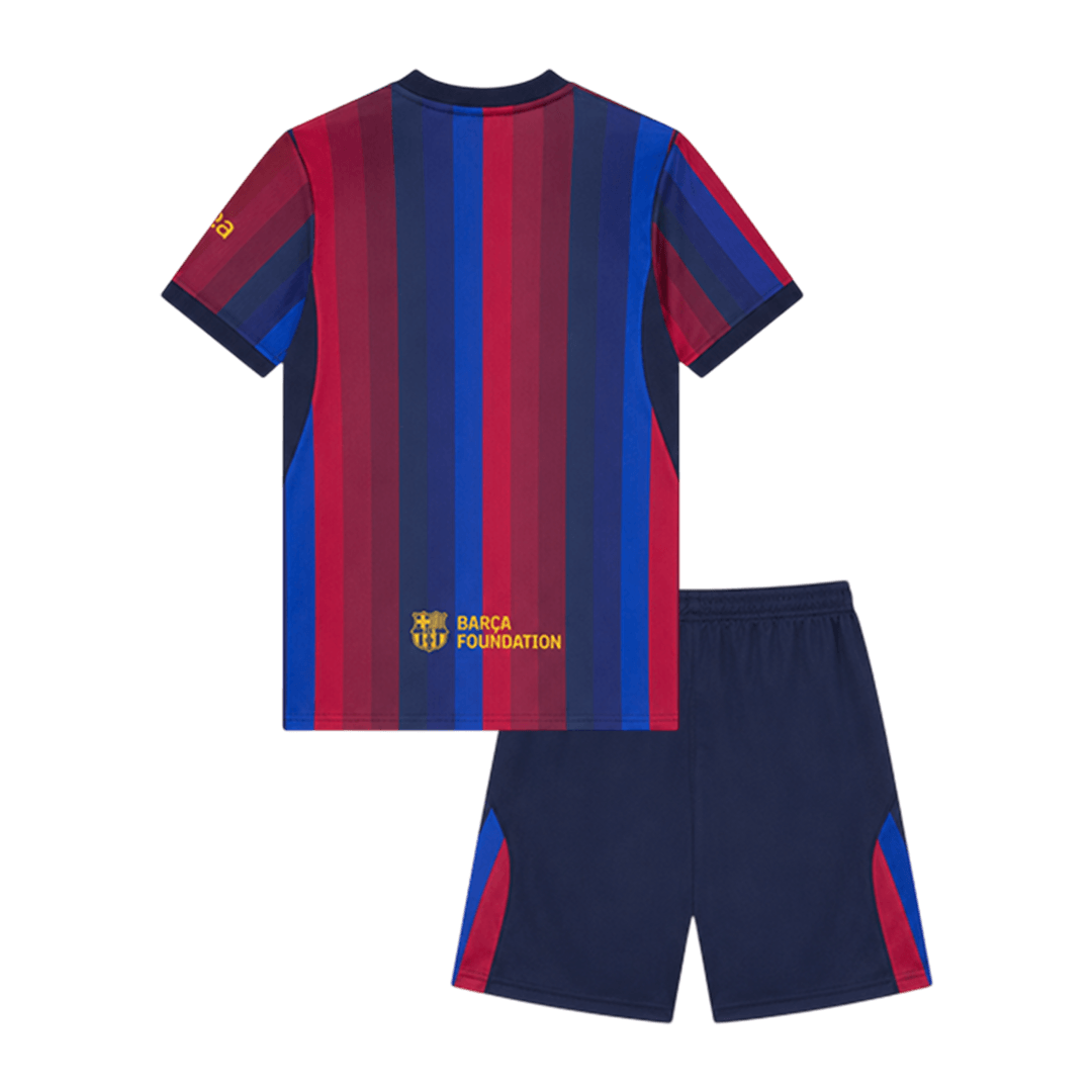 Barcelone Domicile Maillot Kit 2026/27 Enfant Rouge&Bleu