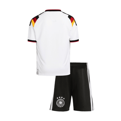 Allemagne Domicile Maillot Kit Coupe du Monde 2026 Enfant Blanc