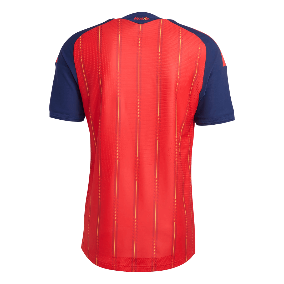 Espagne Domicile Maillot Coupe du Monde 2026 Rouge Joueur Grande Taille