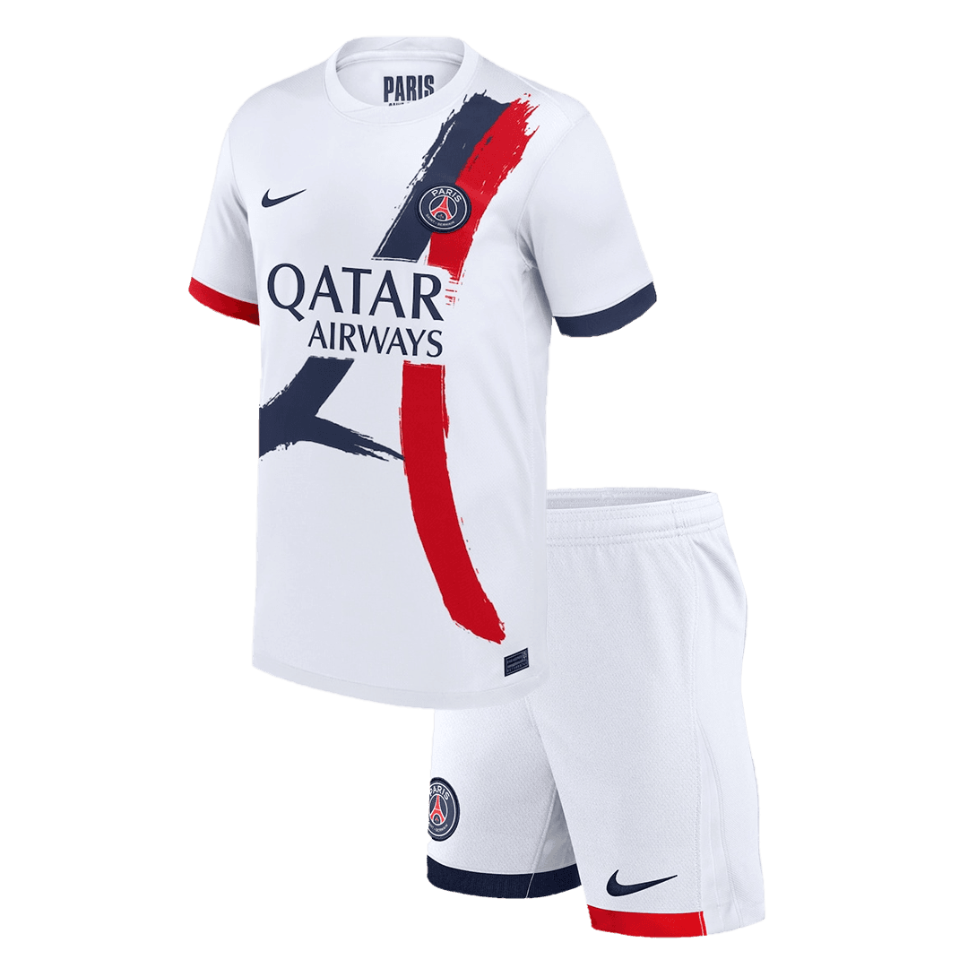 Paris Saint-Germain Extérieur Maillot Kit 2024/25 Enfant - Mon Maillot Foot Store