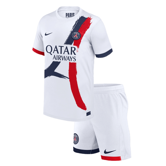 Paris Saint-Germain Extérieur Maillot Kit 2024/25 Junior - Mon Maillot Foot Store