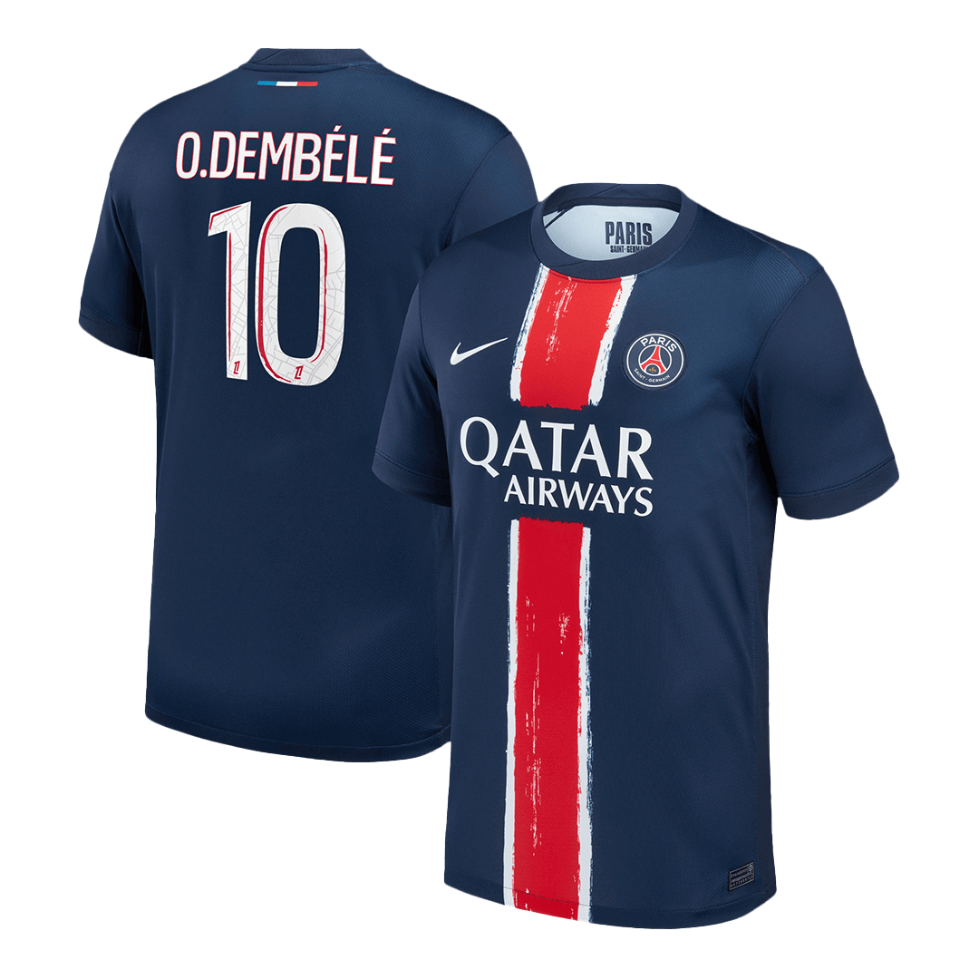 O.DEMBéLé #10 Paris Saint-Germain Home Maillot 2024/25