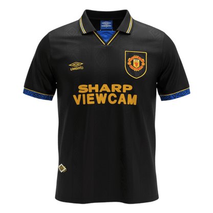 Retro Manchester United Extérieur Maillot 1993/94 Noir