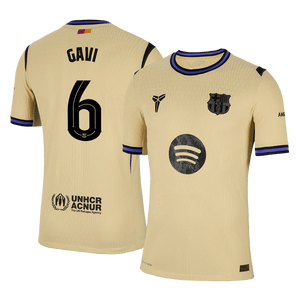GAVI #6 Barcelone Extérieur Maillot 2025/26 Authentique - UCL
