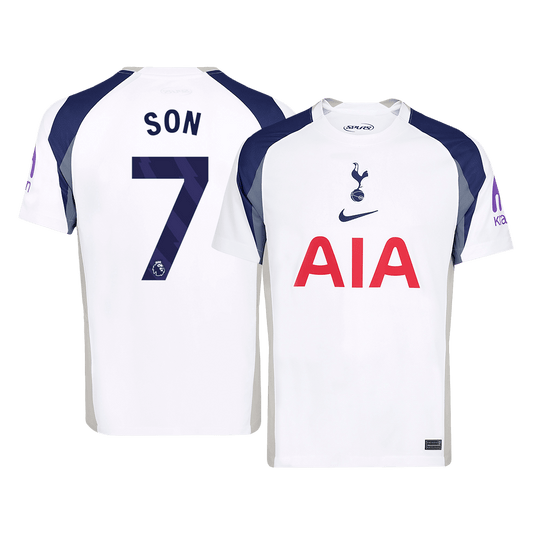 SON #7 Tottenham Hotspur Domicile Maillot 2025/26 Grande Taille