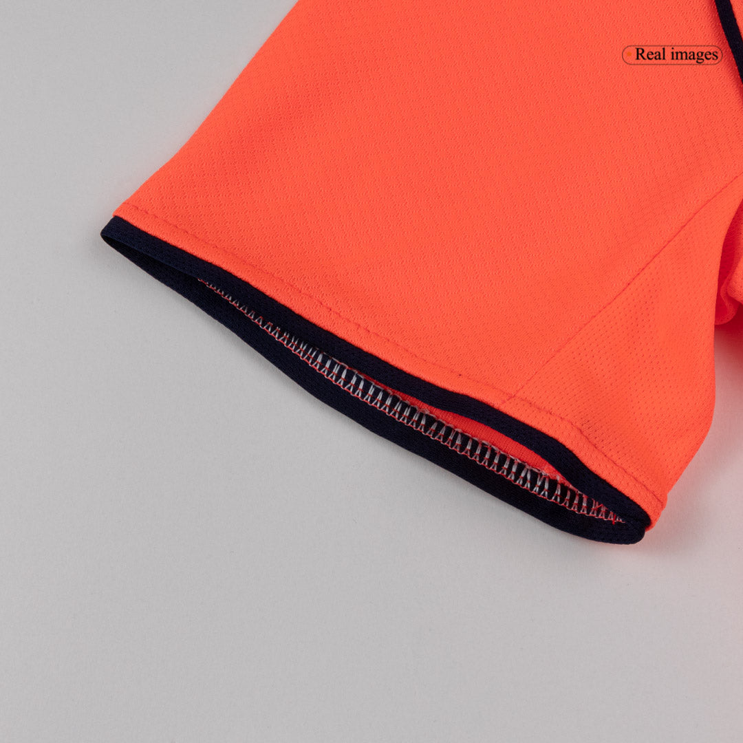Barcelone Third Maillot Kit 2025/26 Junior Orange