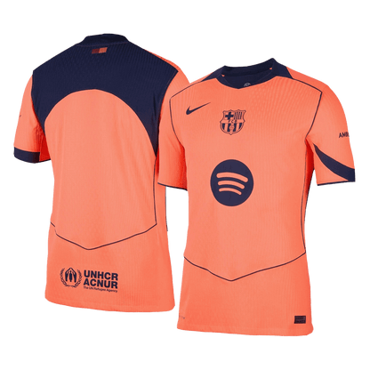 Barcelone Third Maillot 2025/26 Orange Authentique Grande Taille