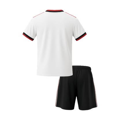 Mexique Extérieur Maillot Kit Coupe du Monde 2026 Enfant Blanc
