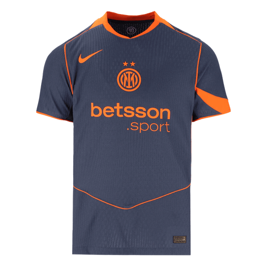 Inter Milan Third Maillot 2025/26 Bleu marine Authentique Grande Taille