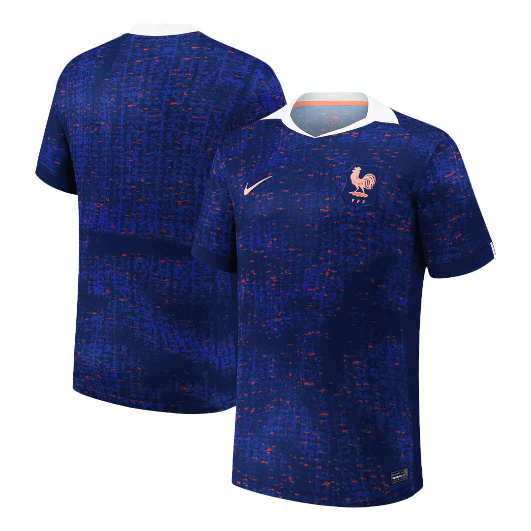 France Domicile Maillot 2025 - Euro Féminin Grande Taille