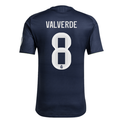 VALVERDE #8 Real Madrid Extérieur Maillot 2025/26 Authentique