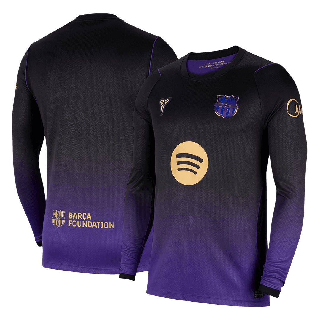 Barcelone Extérieur Maillot Manches Longues 2026/27 Violet