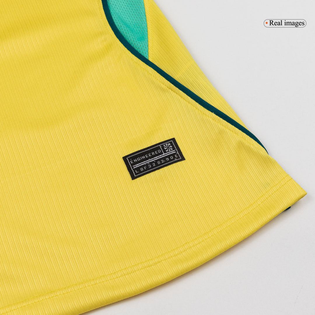 Vrouwen Brazilië Thuisshirt - Wereldkampioenschap 2026 Geel