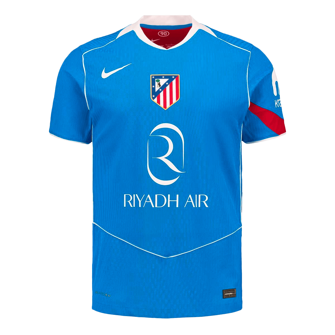 SØRLOTH #9 Atlético Derde Thuisshirt 2025/26 Blauw Speler