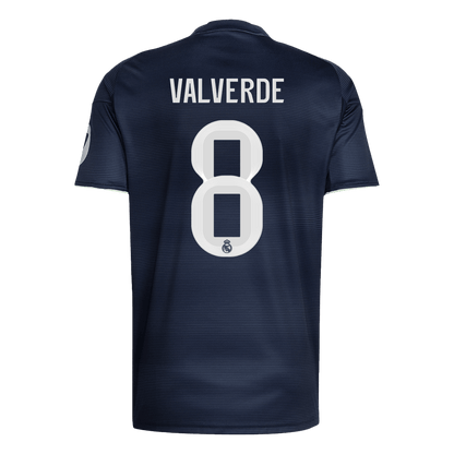 VALVERDE #8 Real Madrid Extérieur Maillot 2025/26