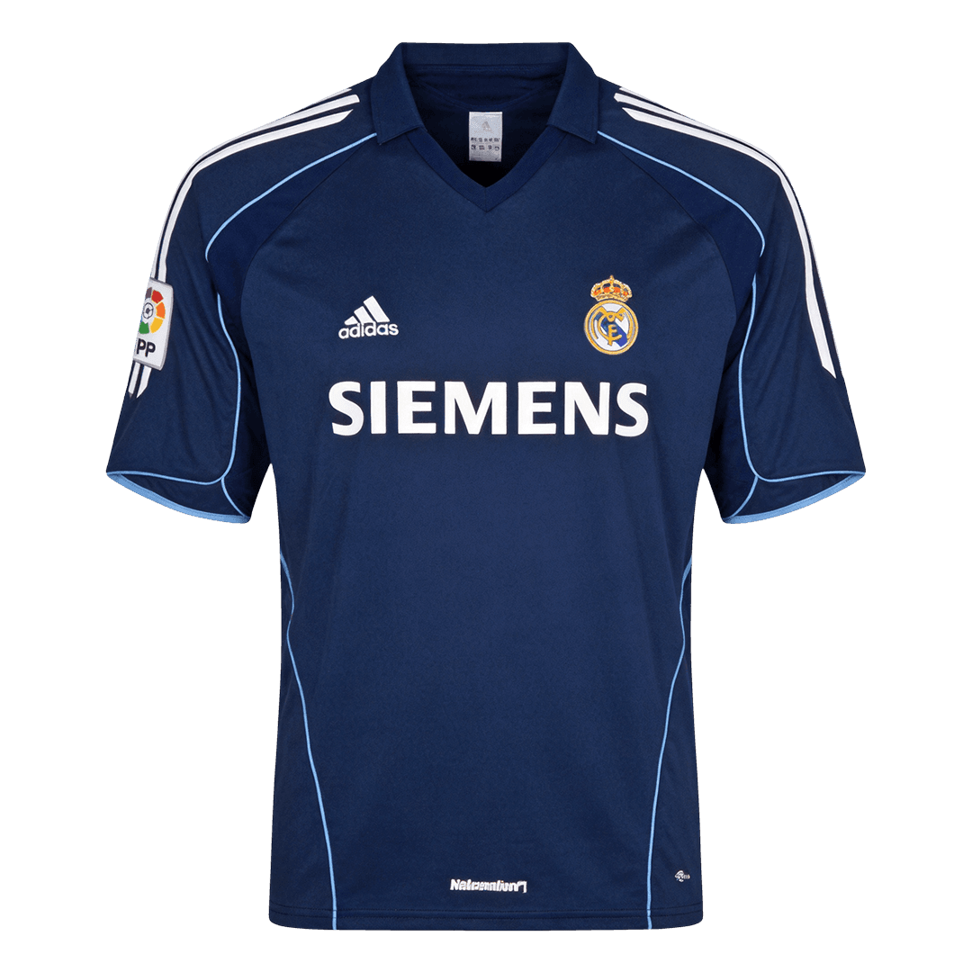 Retro Real Madrid Uitshirt 2005/06 Marineblauw